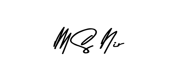 Best and Professional Signature Style for M S Nir. Asem Kandis PERSONAL USE Best Signature Style Collection. M S Nir signature style 9 images and pictures png