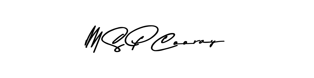 Make a beautiful signature design for name M S P Cooray. With this signature (Asem Kandis PERSONAL USE) style, you can create a handwritten signature for free. M S P Cooray signature style 9 images and pictures png