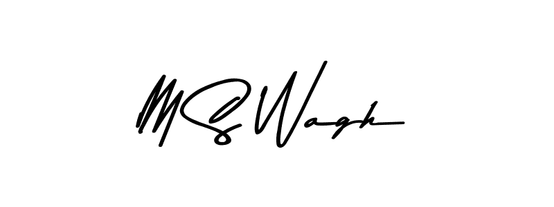 How to Draw M S Wagh signature style? Asem Kandis PERSONAL USE is a latest design signature styles for name M S Wagh. M S Wagh signature style 9 images and pictures png