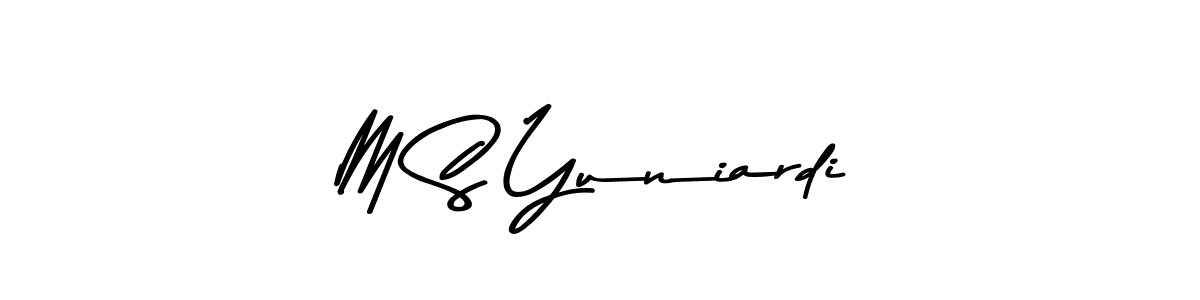 Also we have M S Yuniardi name is the best signature style. Create professional handwritten signature collection using Asem Kandis PERSONAL USE autograph style. M S Yuniardi signature style 9 images and pictures png