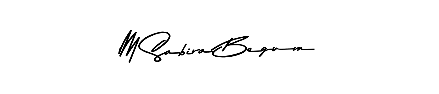 Here are the top 10 professional signature styles for the name M Sabira Begum. These are the best autograph styles you can use for your name. M Sabira Begum signature style 9 images and pictures png