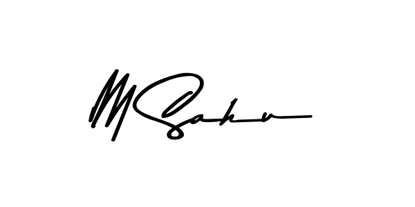 Use a signature maker to create a handwritten signature online. With this signature software, you can design (Asem Kandis PERSONAL USE) your own signature for name M Sahu. M Sahu signature style 9 images and pictures png