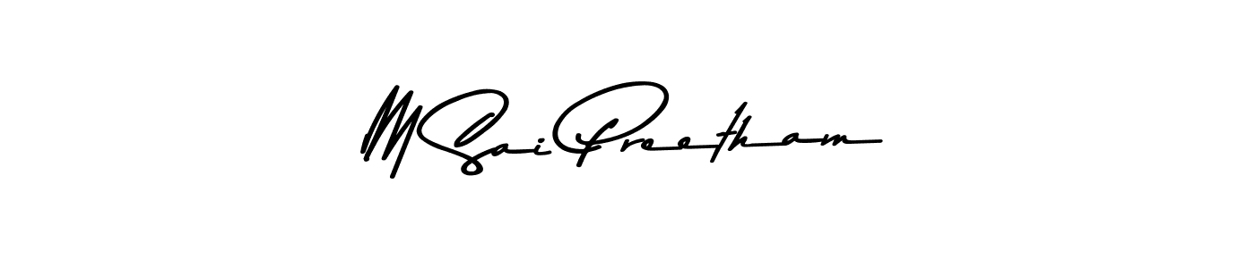 if you are searching for the best signature style for your name M Sai Preetham. so please give up your signature search. here we have designed multiple signature styles  using Asem Kandis PERSONAL USE. M Sai Preetham signature style 9 images and pictures png