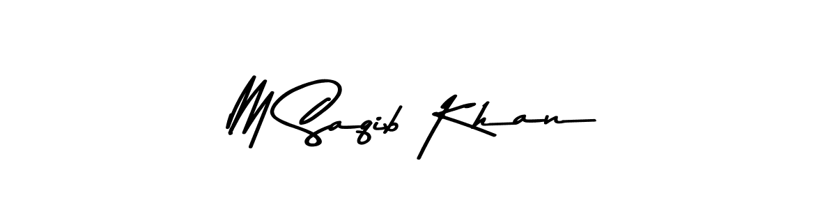 Here are the top 10 professional signature styles for the name M Saqib Khan. These are the best autograph styles you can use for your name. M Saqib Khan signature style 9 images and pictures png