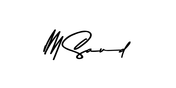 M Saud stylish signature style. Best Handwritten Sign (Asem Kandis PERSONAL USE) for my name. Handwritten Signature Collection Ideas for my name M Saud. M Saud signature style 9 images and pictures png