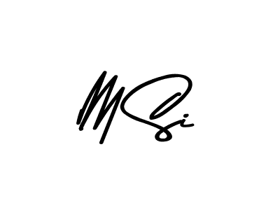 Use a signature maker to create a handwritten signature online. With this signature software, you can design (Asem Kandis PERSONAL USE) your own signature for name M Si. M Si signature style 9 images and pictures png
