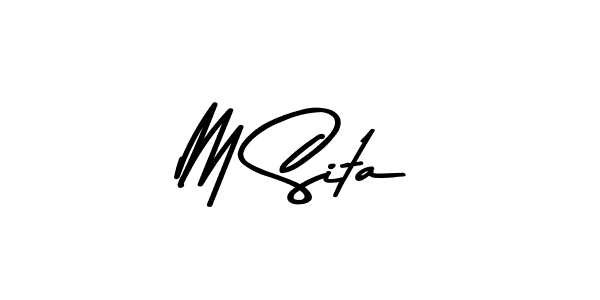 Similarly Asem Kandis PERSONAL USE is the best handwritten signature design. Signature creator online .You can use it as an online autograph creator for name M Sita. M Sita signature style 9 images and pictures png