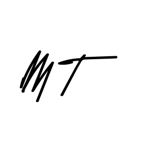 How to make M T name signature. Use Asem Kandis PERSONAL USE style for creating short signs online. This is the latest handwritten sign. M T signature style 9 images and pictures png