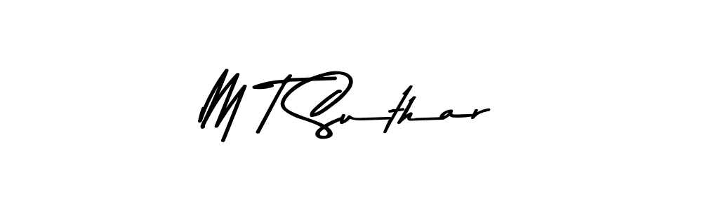 You can use this online signature creator to create a handwritten signature for the name M T Suthar. This is the best online autograph maker. M T Suthar signature style 9 images and pictures png