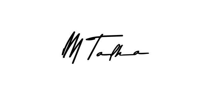 The best way (Asem Kandis PERSONAL USE) to make a short signature is to pick only two or three words in your name. The name M Talha include a total of six letters. For converting this name. M Talha signature style 9 images and pictures png