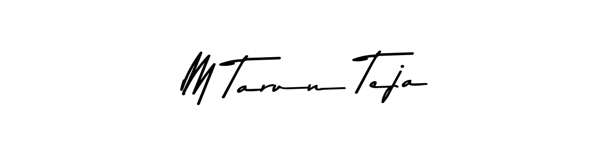 Similarly Asem Kandis PERSONAL USE is the best handwritten signature design. Signature creator online .You can use it as an online autograph creator for name M Tarun Teja. M Tarun Teja signature style 9 images and pictures png