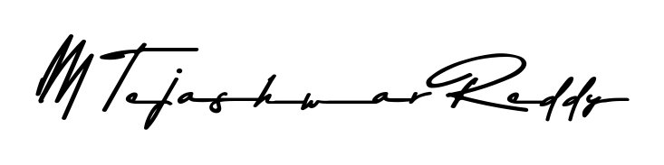 Stand out with a creative autograph for M Tejashwar Reddy. The Asem Kandis PERSONAL USE styling blends modern aesthetics with classic signature flourishes. M Tejashwar Reddy signature style 9 images and pictures png