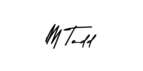 M Todd stylish signature style. Best Handwritten Sign (Asem Kandis PERSONAL USE) for my name. Handwritten Signature Collection Ideas for my name M Todd. M Todd signature style 9 images and pictures png