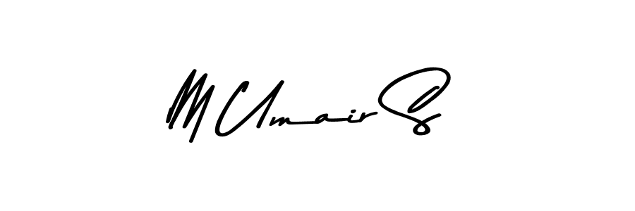 Use a signature maker to create a handwritten signature online. With this signature software, you can design (Asem Kandis PERSONAL USE) your own signature for name M Umair S. M Umair S signature style 9 images and pictures png