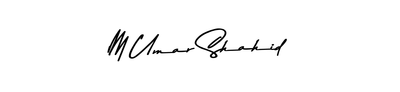 Make a beautiful signature design for name M Umar Shahid. Use this online signature maker to create a handwritten signature for free. M Umar Shahid signature style 9 images and pictures png