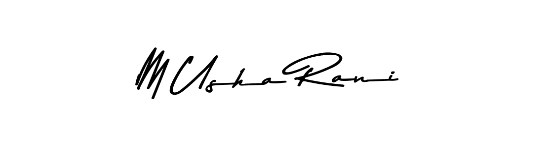 Make a beautiful signature design for name M Usha Rani. Use this online signature maker to create a handwritten signature for free. M Usha Rani signature style 9 images and pictures png