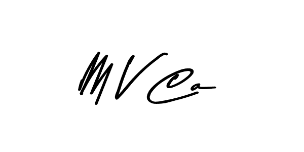 Best and Professional Signature Style for M V Ca. Asem Kandis PERSONAL USE Best Signature Style Collection. M V Ca signature style 9 images and pictures png