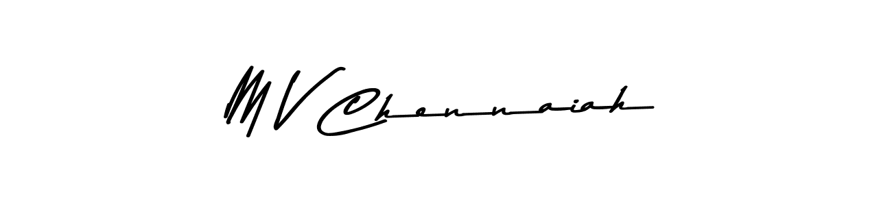 Also we have M V Chennaiah name is the best signature style. Create professional handwritten signature collection using Asem Kandis PERSONAL USE autograph style. M V Chennaiah signature style 9 images and pictures png