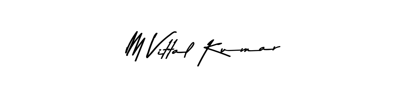 You should practise on your own different ways (Asem Kandis PERSONAL USE) to write your name (M Vittal Kumar) in signature. don't let someone else do it for you. M Vittal Kumar signature style 9 images and pictures png