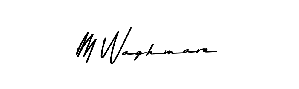 Design your own signature with our free online signature maker. With this signature software, you can create a handwritten (Asem Kandis PERSONAL USE) signature for name M Waghmare. M Waghmare signature style 9 images and pictures png