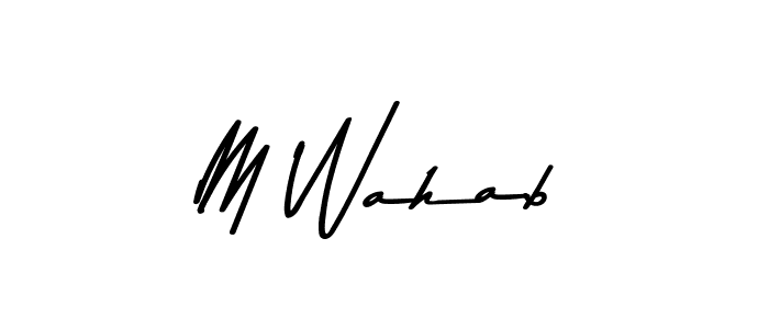 Similarly Asem Kandis PERSONAL USE is the best handwritten signature design. Signature creator online .You can use it as an online autograph creator for name M Wahab. M Wahab signature style 9 images and pictures png