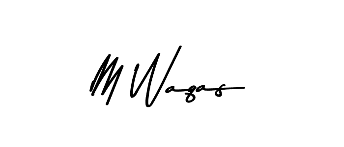 if you are searching for the best signature style for your name M Waqas. so please give up your signature search. here we have designed multiple signature styles  using Asem Kandis PERSONAL USE. M Waqas signature style 9 images and pictures png