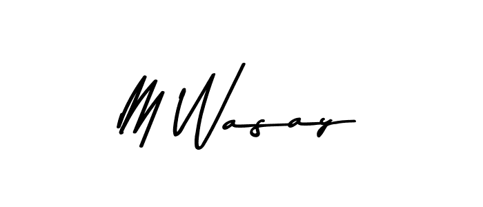 Here are the top 10 professional signature styles for the name M Wasay. These are the best autograph styles you can use for your name. M Wasay signature style 9 images and pictures png