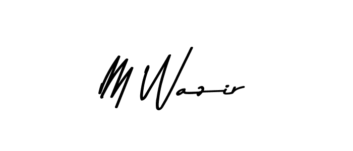 Also You can easily find your signature by using the search form. We will create M Wazir name handwritten signature images for you free of cost using Asem Kandis PERSONAL USE sign style. M Wazir signature style 9 images and pictures png