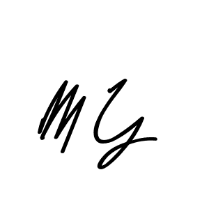 The best way (Asem Kandis PERSONAL USE) to make a short signature is to pick only two or three words in your name. The name M Y include a total of six letters. For converting this name. M Y signature style 9 images and pictures png