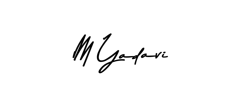 Asem Kandis PERSONAL USE is a professional signature style that is perfect for those who want to add a touch of class to their signature. It is also a great choice for those who want to make their signature more unique. Get M Yadavi name to fancy signature for free. M Yadavi signature style 9 images and pictures png