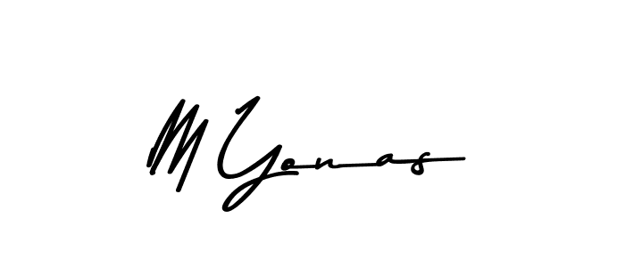 Also You can easily find your signature by using the search form. We will create M Yonas name handwritten signature images for you free of cost using Asem Kandis PERSONAL USE sign style. M Yonas signature style 9 images and pictures png