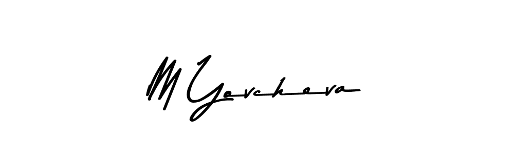 if you are searching for the best signature style for your name M Yovcheva. so please give up your signature search. here we have designed multiple signature styles  using Asem Kandis PERSONAL USE. M Yovcheva signature style 9 images and pictures png
