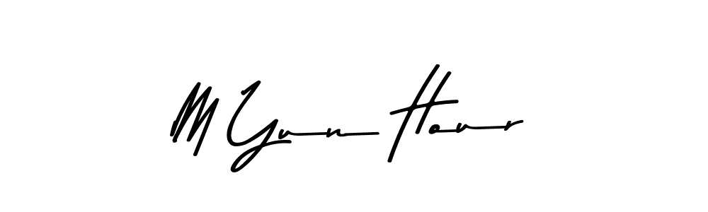 Here are the top 10 professional signature styles for the name M Yun Hour. These are the best autograph styles you can use for your name. M Yun Hour signature style 9 images and pictures png