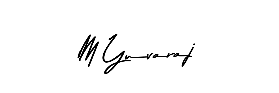 M Yuvaraj stylish signature style. Best Handwritten Sign (Asem Kandis PERSONAL USE) for my name. Handwritten Signature Collection Ideas for my name M Yuvaraj. M Yuvaraj signature style 9 images and pictures png