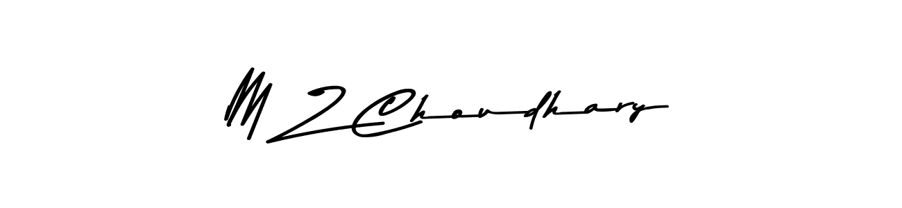 You should practise on your own different ways (Asem Kandis PERSONAL USE) to write your name (M Z Choudhary) in signature. don't let someone else do it for you. M Z Choudhary signature style 9 images and pictures png