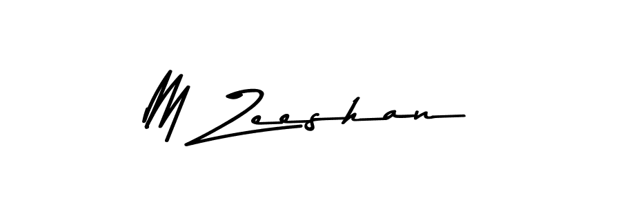 Design your own signature with our free online signature maker. With this signature software, you can create a handwritten (Asem Kandis PERSONAL USE) signature for name M Zeeshan. M Zeeshan signature style 9 images and pictures png