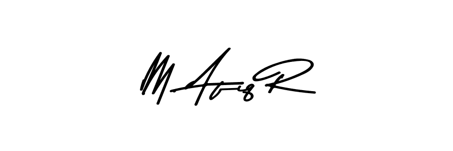 Design your own signature with our free online signature maker. With this signature software, you can create a handwritten (Asem Kandis PERSONAL USE) signature for name M. Afiq R. M. Afiq R signature style 9 images and pictures png