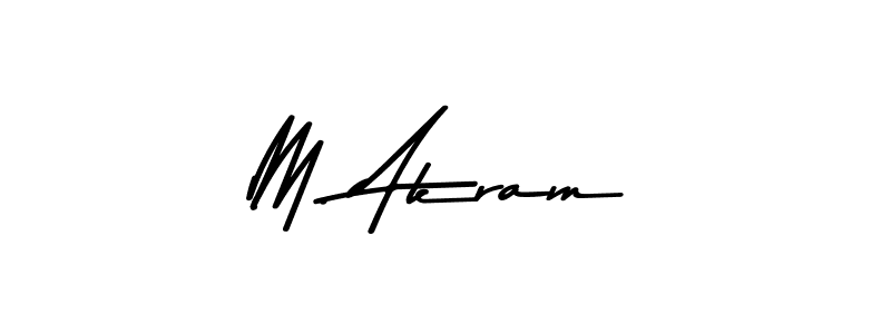 Also we have M. Akram name is the best signature style. Create professional handwritten signature collection using Asem Kandis PERSONAL USE autograph style. M. Akram signature style 9 images and pictures png