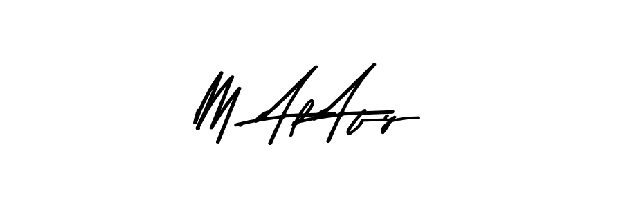 Create a beautiful signature design for name M. Al Afy. With this signature (Asem Kandis PERSONAL USE) fonts, you can make a handwritten signature for free. M. Al Afy signature style 9 images and pictures png