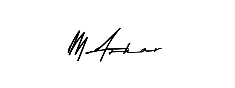 Design your own signature with our free online signature maker. With this signature software, you can create a handwritten (Asem Kandis PERSONAL USE) signature for name M. Azhar. M. Azhar signature style 9 images and pictures png