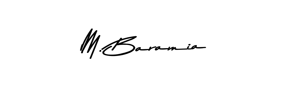 Best and Professional Signature Style for M. Baramia. Asem Kandis PERSONAL USE Best Signature Style Collection. M. Baramia signature style 9 images and pictures png