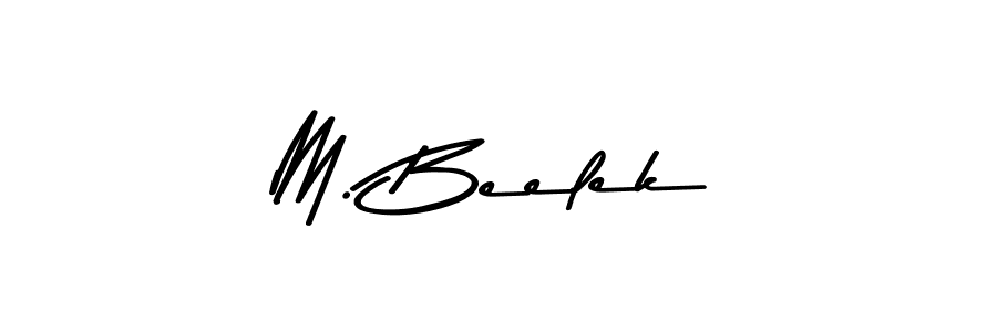 Asem Kandis PERSONAL USE is a professional signature style that is perfect for those who want to add a touch of class to their signature. It is also a great choice for those who want to make their signature more unique. Get M. Beelek name to fancy signature for free. M. Beelek signature style 9 images and pictures png