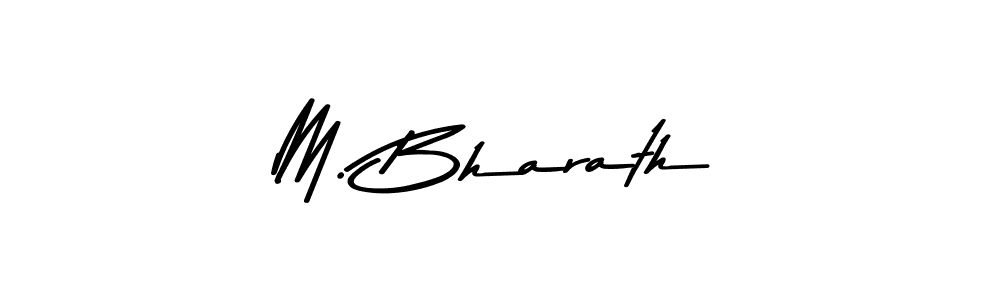 The best way (Asem Kandis PERSONAL USE) to make a short signature is to pick only two or three words in your name. The name M. Bharath include a total of six letters. For converting this name. M. Bharath signature style 9 images and pictures png