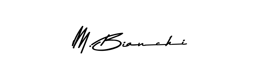 Create a beautiful signature design for name M. Bianchi. With this signature (Asem Kandis PERSONAL USE) fonts, you can make a handwritten signature for free. M. Bianchi signature style 9 images and pictures png