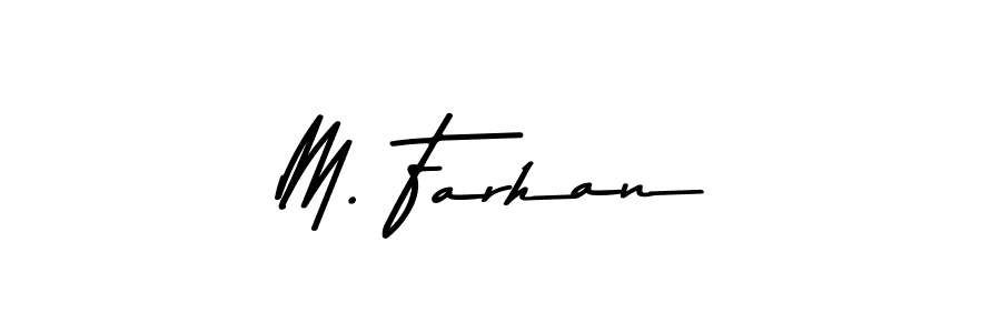 Use a signature maker to create a handwritten signature online. With this signature software, you can design (Asem Kandis PERSONAL USE) your own signature for name M. Farhan. M. Farhan signature style 9 images and pictures png