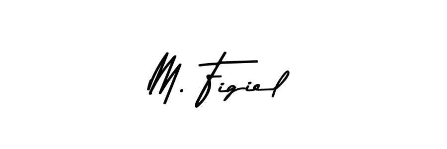 Design your own signature with our free online signature maker. With this signature software, you can create a handwritten (Asem Kandis PERSONAL USE) signature for name M. Figiel. M. Figiel signature style 9 images and pictures png