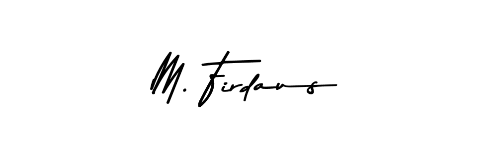 You can use this online signature creator to create a handwritten signature for the name M. Firdaus. This is the best online autograph maker. M. Firdaus signature style 9 images and pictures png