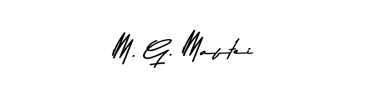 How to make M. G. Maftei signature? Asem Kandis PERSONAL USE is a professional autograph style. Create handwritten signature for M. G. Maftei name. M. G. Maftei signature style 9 images and pictures png