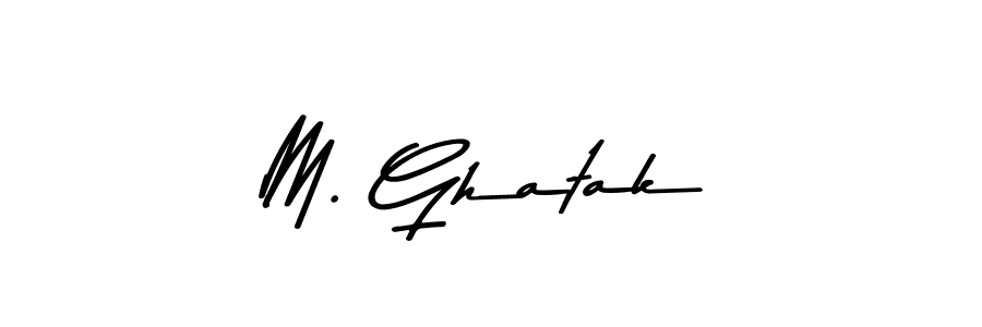 You should practise on your own different ways (Asem Kandis PERSONAL USE) to write your name (M. Ghatak) in signature. don't let someone else do it for you. M. Ghatak signature style 9 images and pictures png
