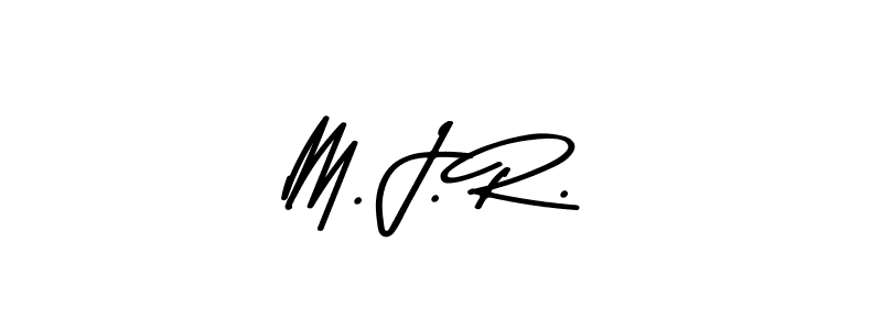 Make a beautiful signature design for name M. J. R.. With this signature (Asem Kandis PERSONAL USE) style, you can create a handwritten signature for free. M. J. R. signature style 9 images and pictures png